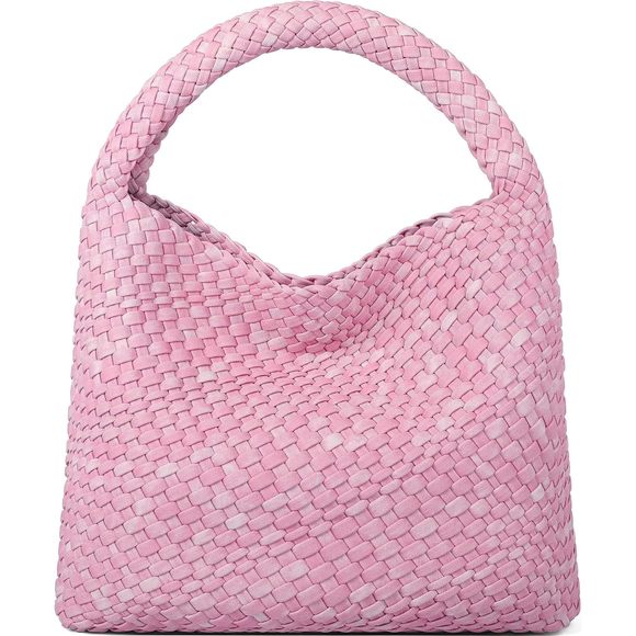 Fashion Woven Purse Top-Handle Shoulder Bag Soft Summer Hobo Tote C -_- - Picture 1 of 6